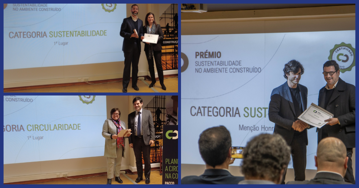 Vencedores do Premio Sustentabilidade no Ambiente Construido